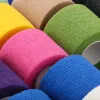 Black grid, beige and white self-adhesive bandage rolls, packaged in a colored middle box Application Scenario